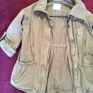 BillaBong army green utility jacket